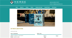 Desktop Screenshot of mergeartstudio.com